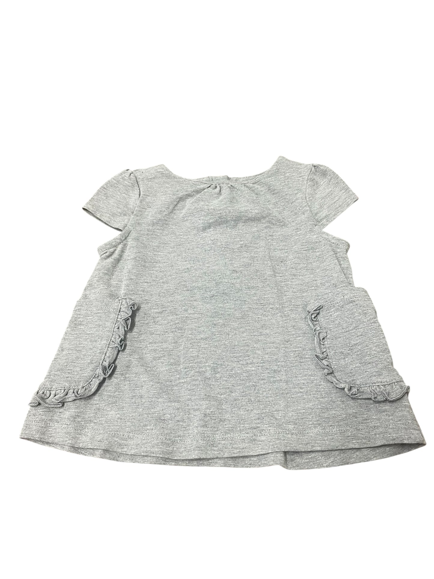 Grey Tunic Top 3/6 Months