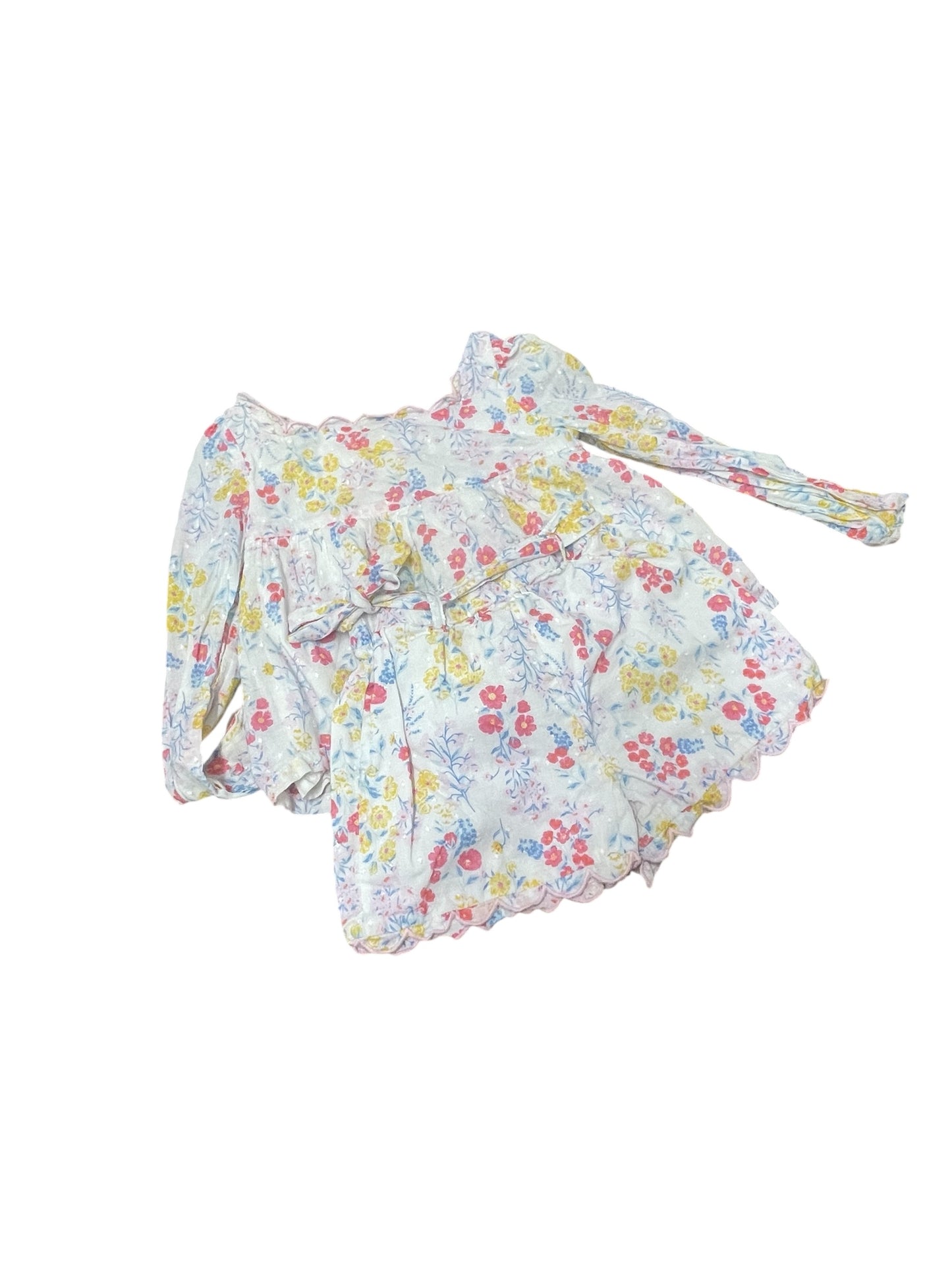 2 Pc Floral Set Size 5/6