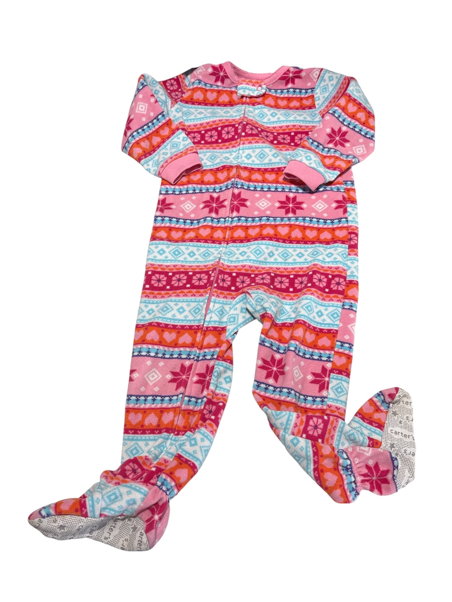 Fleece winter theme sleeper 3T