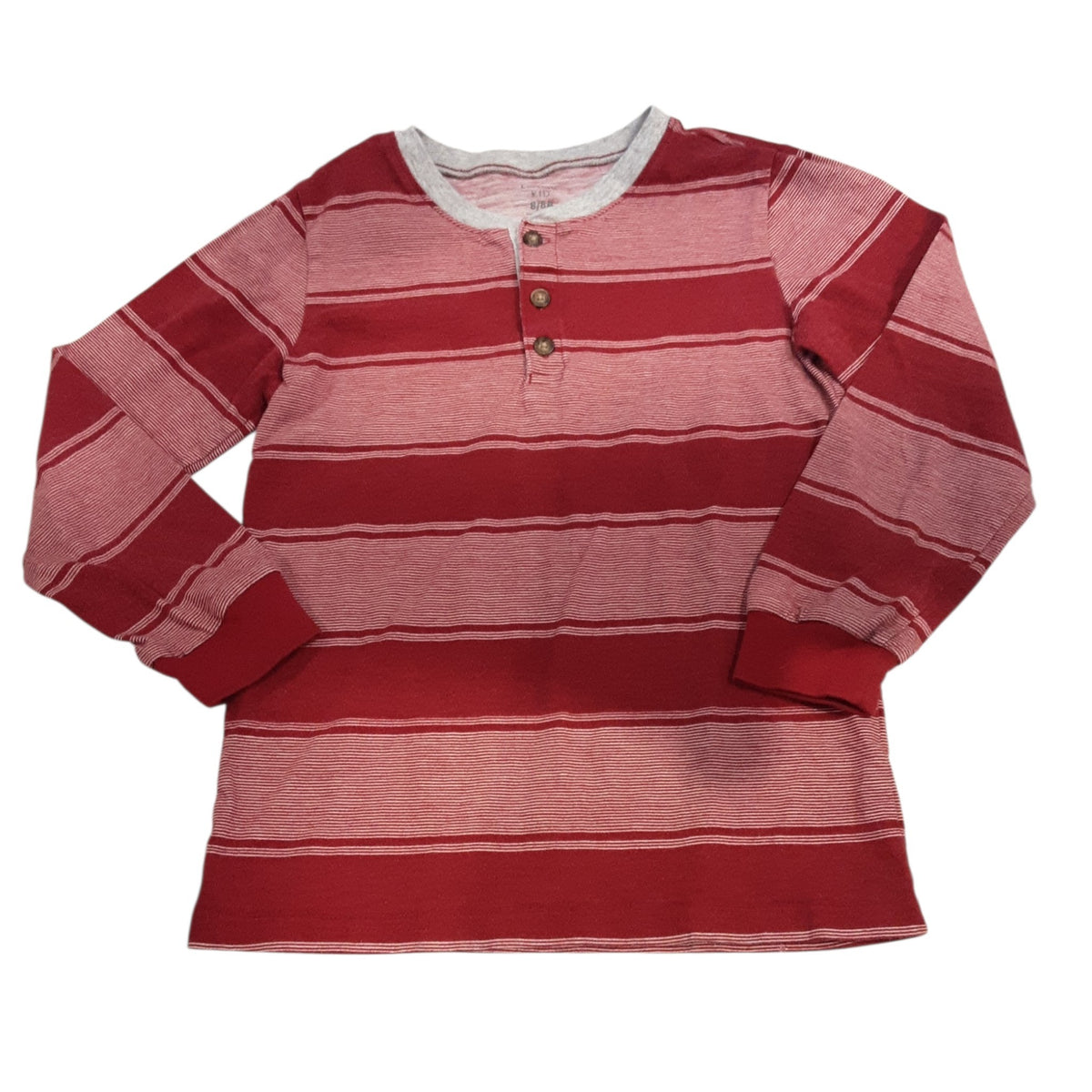 Red stripes size 8