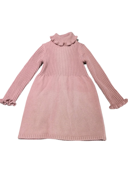 Pink Turtleneck Dress, size 5/6