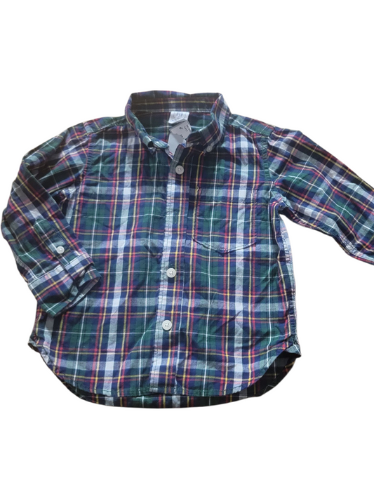 Christmas plaid size 2