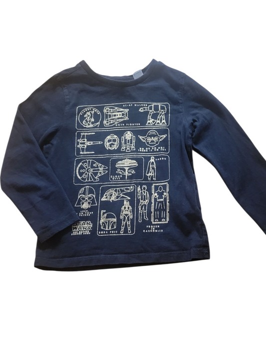Star wars in gold size 3