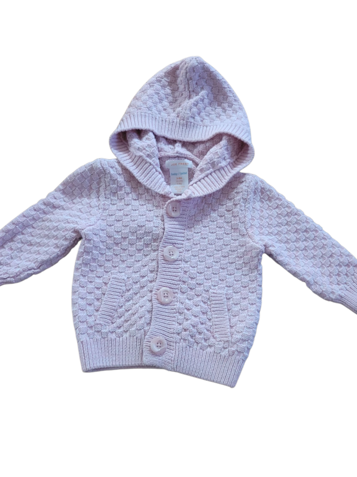 Pink knit sz 3-6m