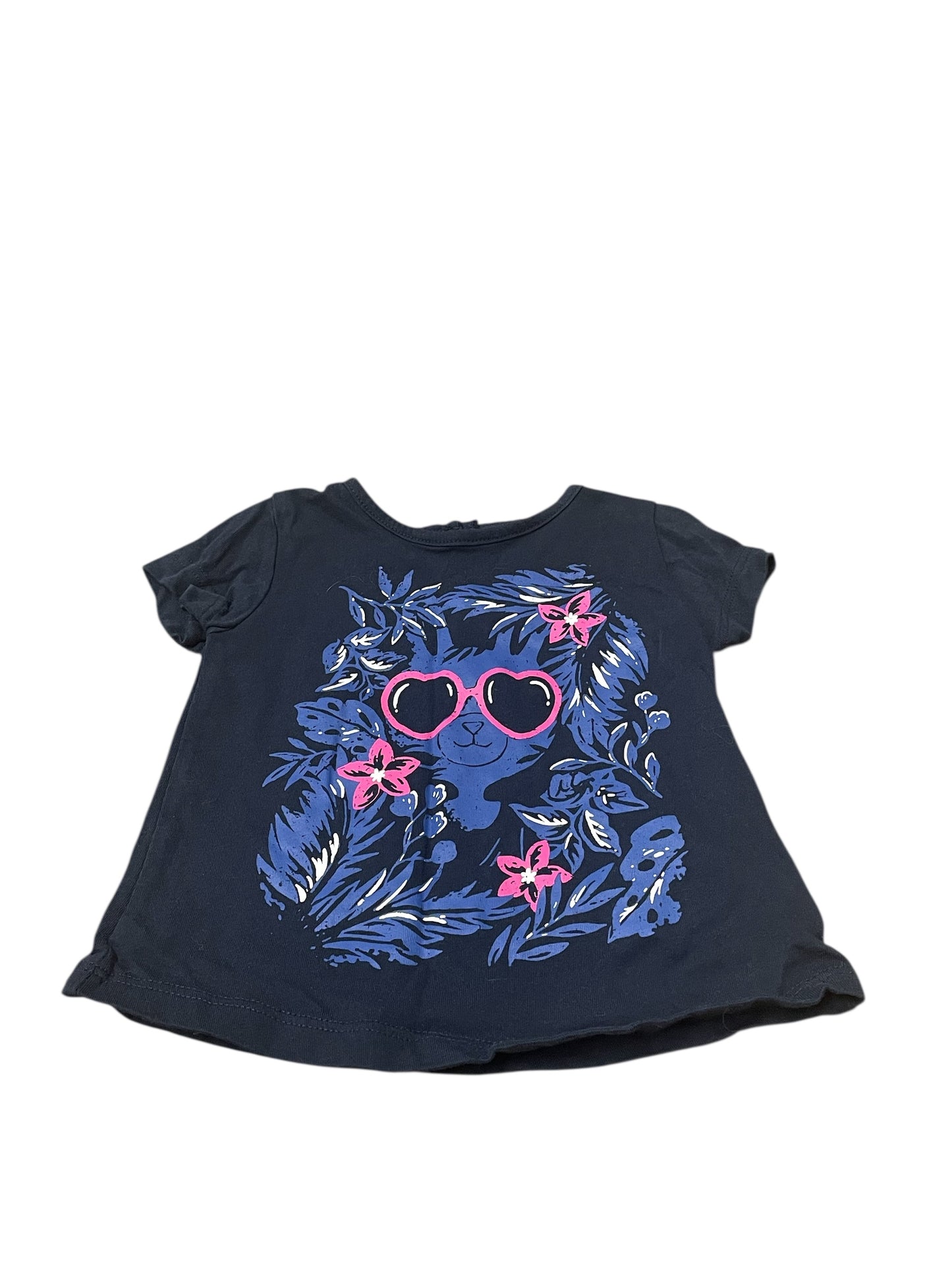 Llama Floral Shirt 6/12 Months
