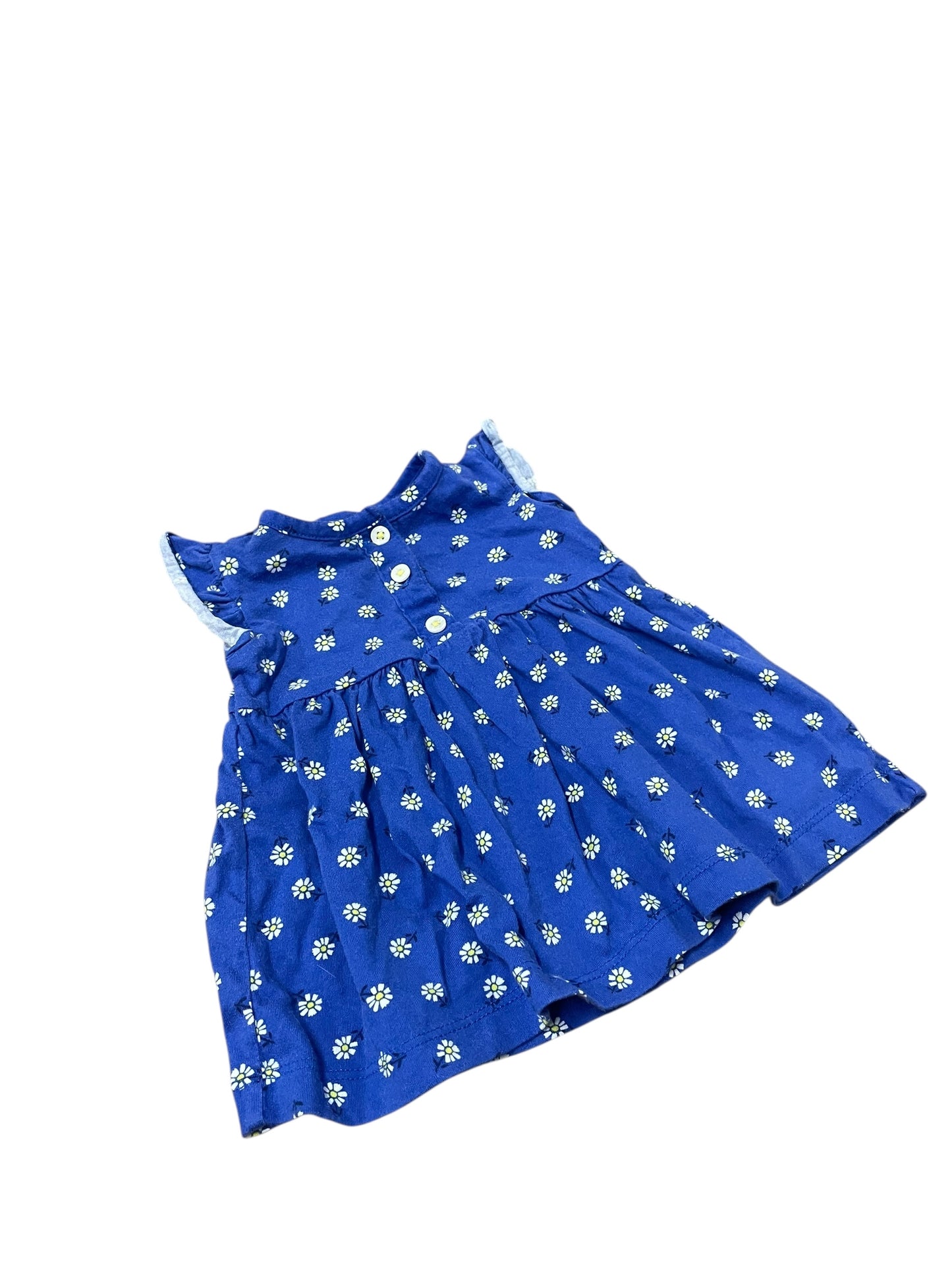 Blue floral Dress 3 Months