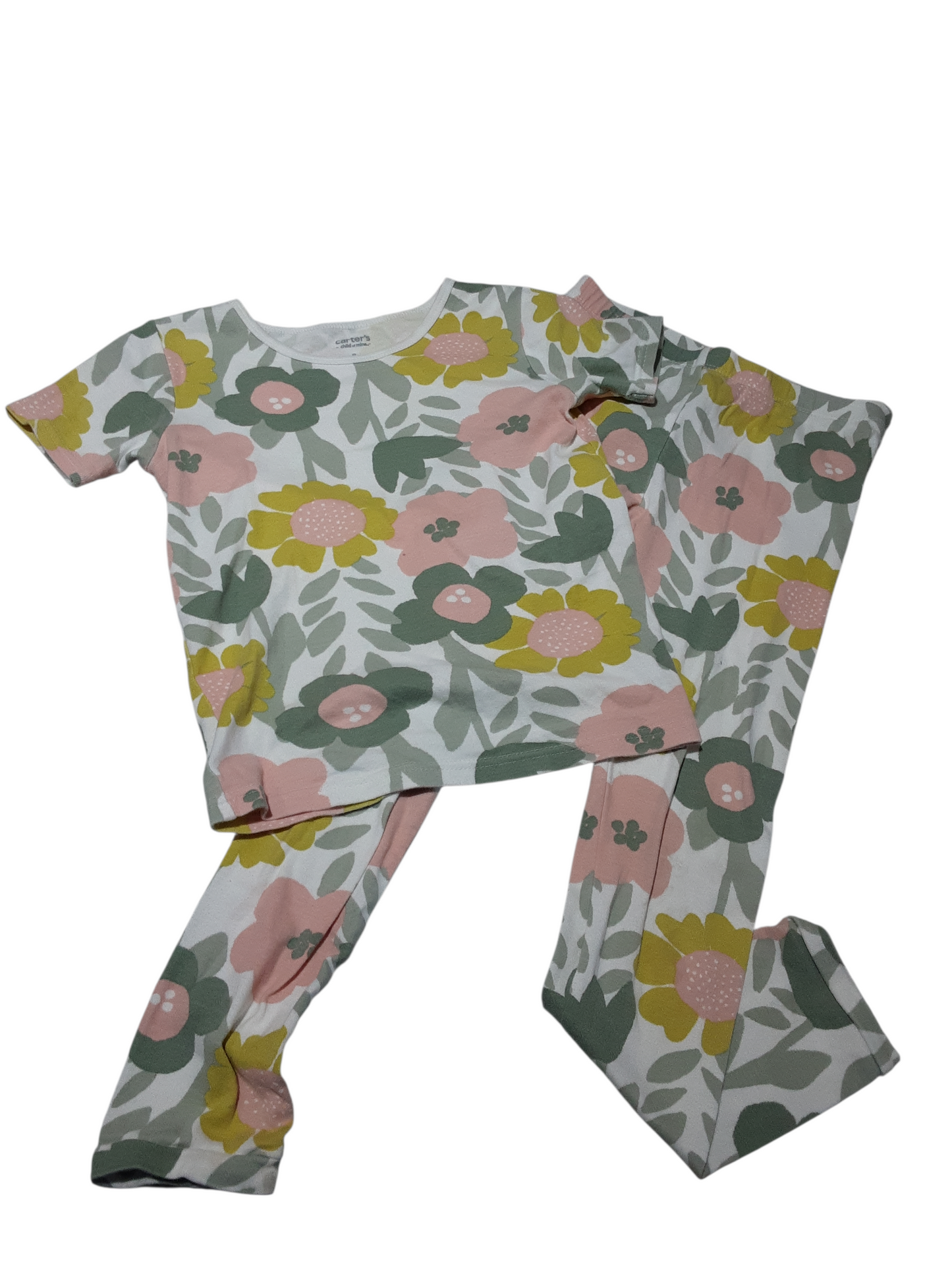 Flower pj set sz 8