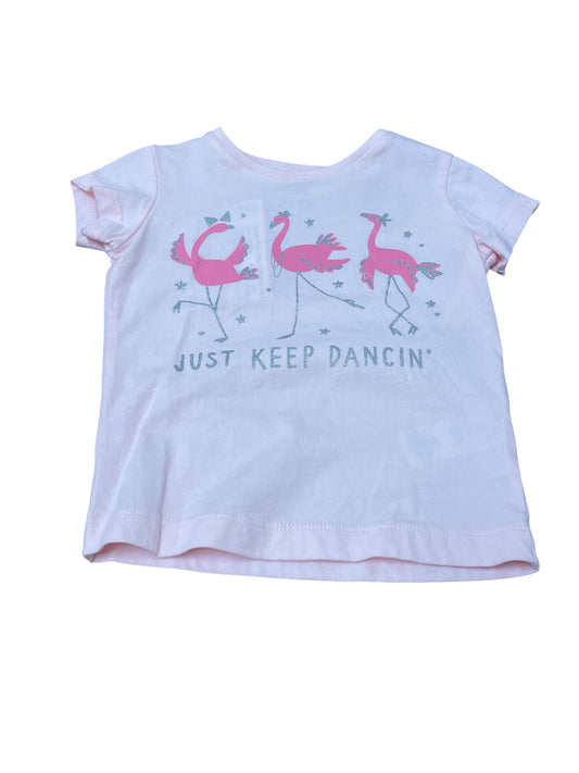 Pink Carters Tee 12 Months