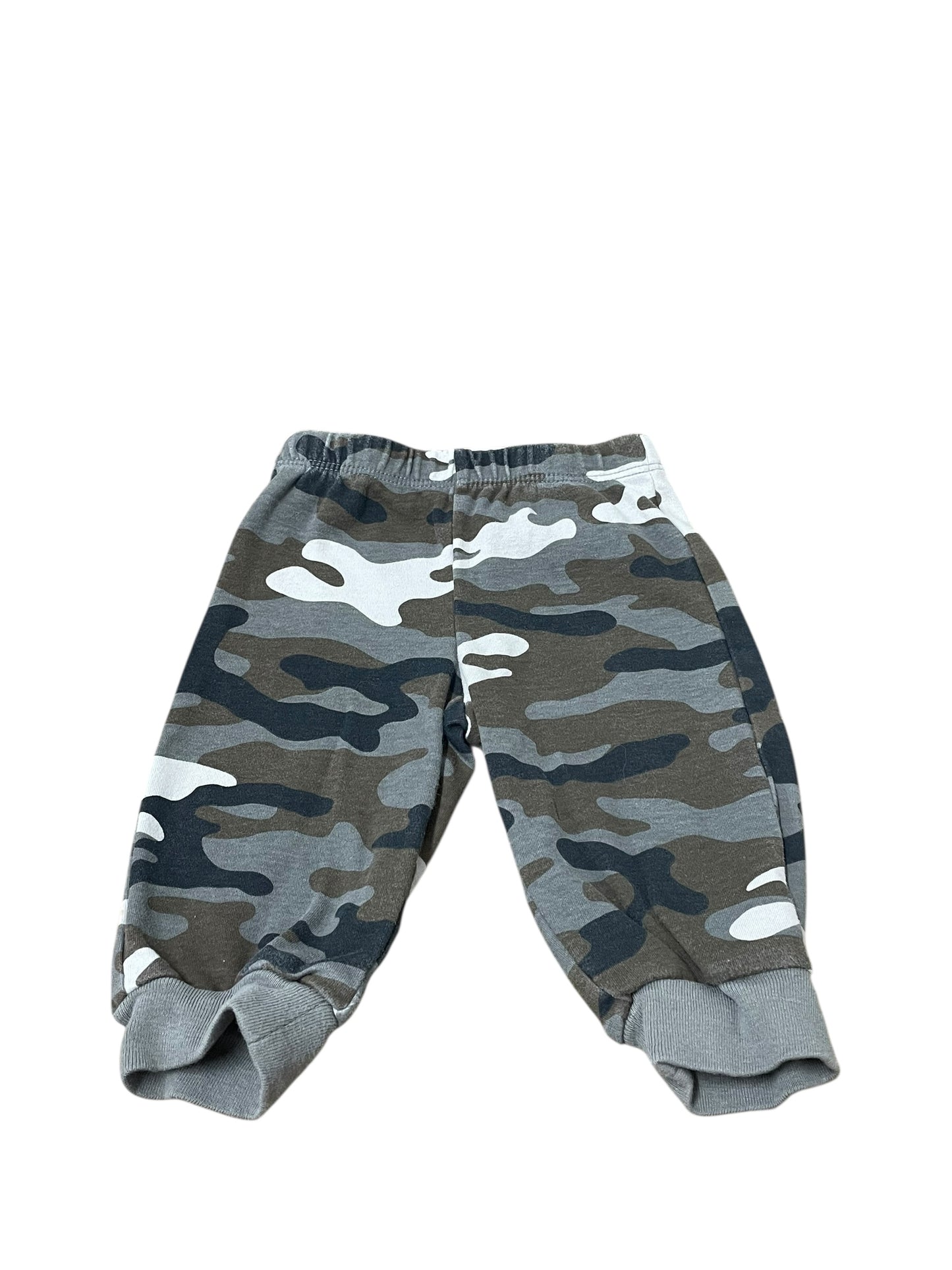 Grey/brown Camo Joggers 3 Months