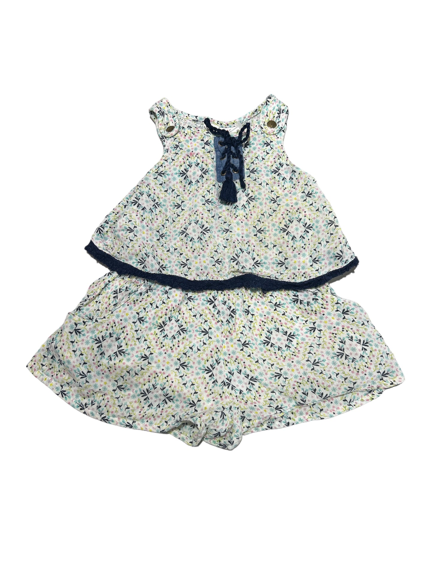 Cute linen romper. 2