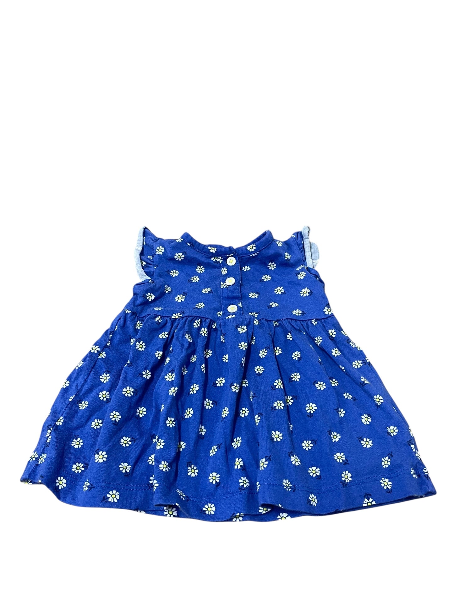 Blue floral Dress 3 Months