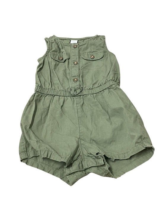 Green Romper 6/12 Months