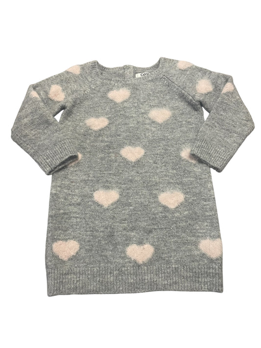 Grey Knit Tunic Sweater Size 3