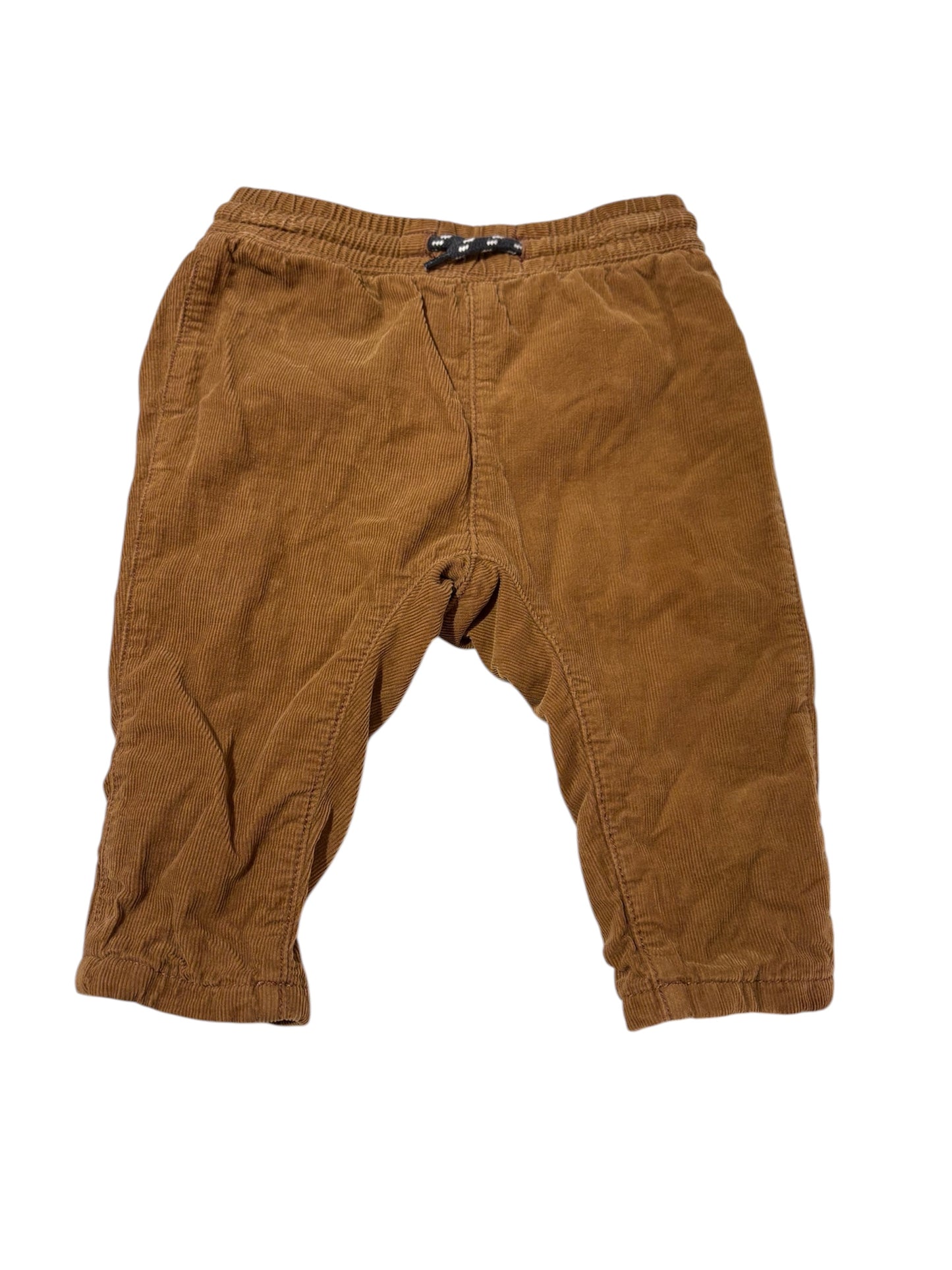 Taupe corduroy pants 4-6m