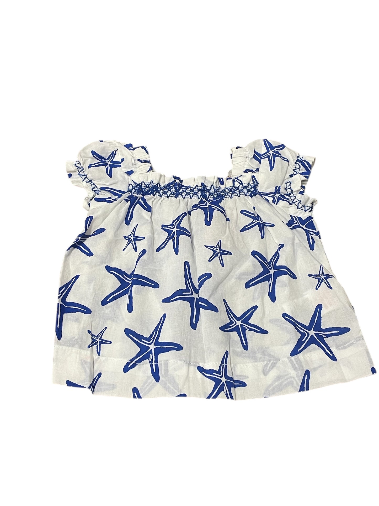 Starfish Blouse 6/12 Months