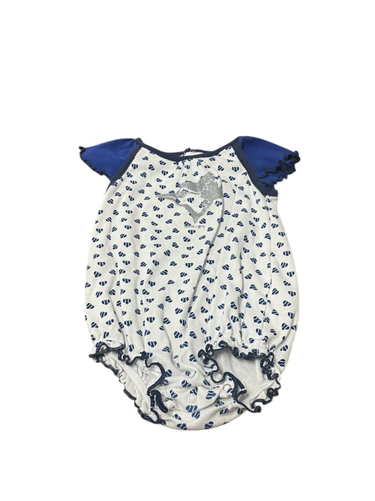 Blue Jays Ruffled Onesie 12 Months