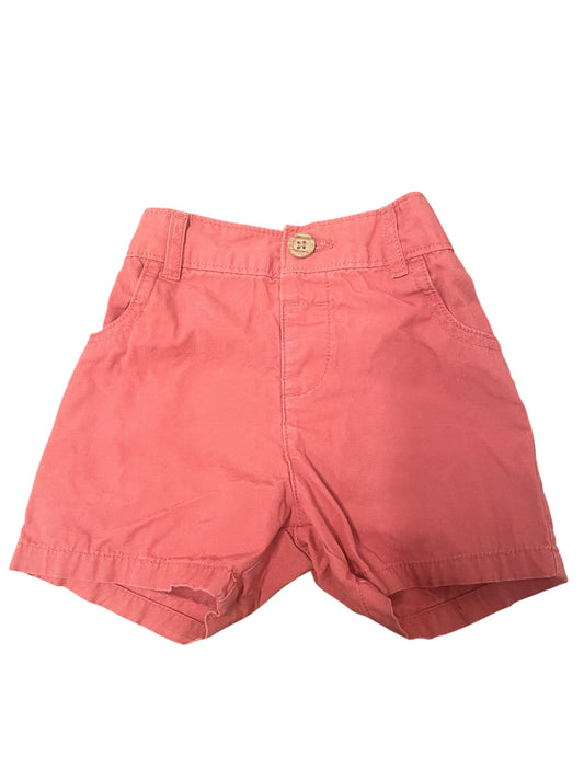 Orange Cotton Shorts 2