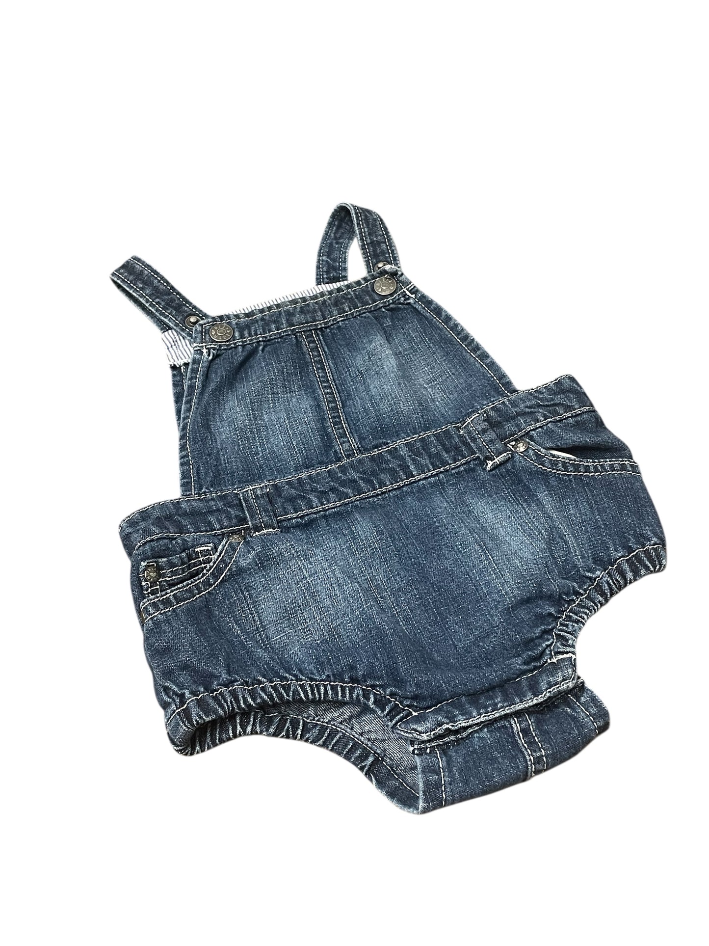Denim Romper Overalls 6/12 Months