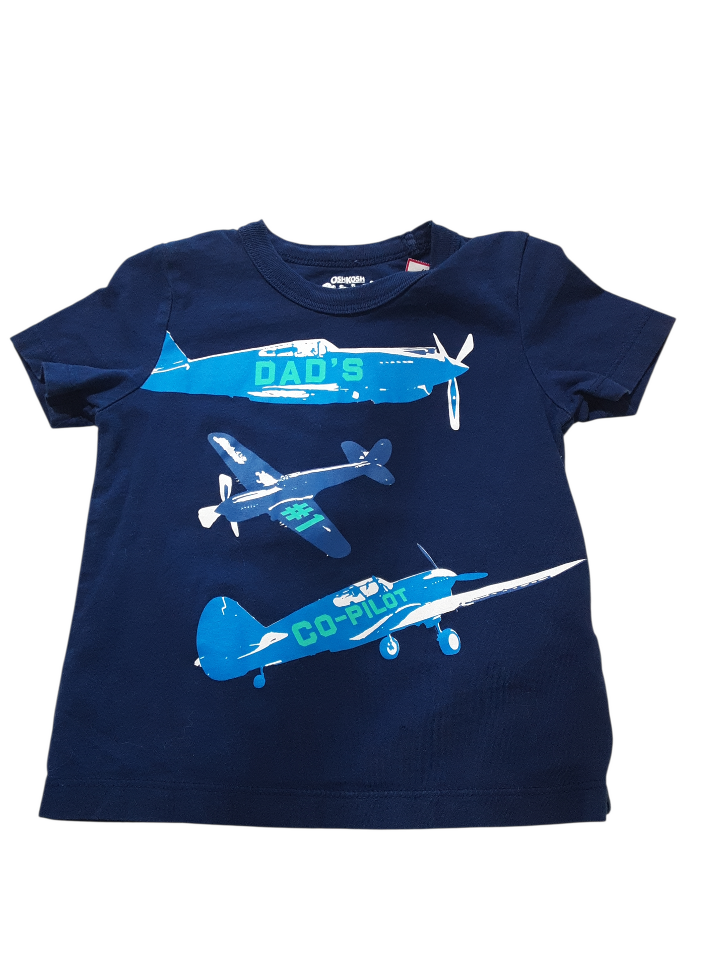 Dad's #1 Co-pilot tee 18-24m