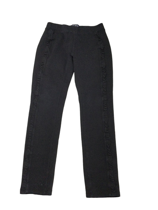 Black Ruffle Pants, size 10