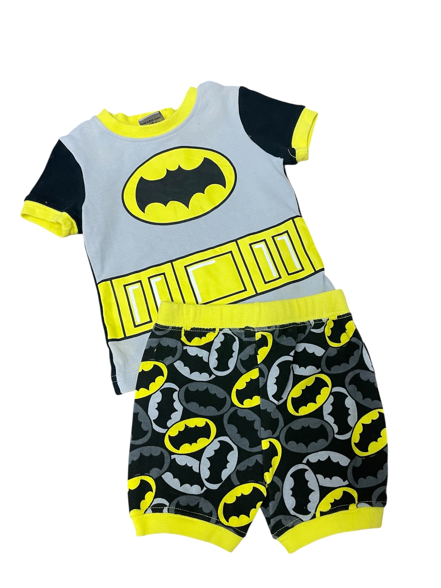 2 Piece Pj Set Batman Style 3/6 Months