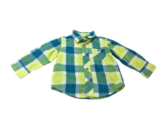 Plaid Collared Shirt, size 18-24m