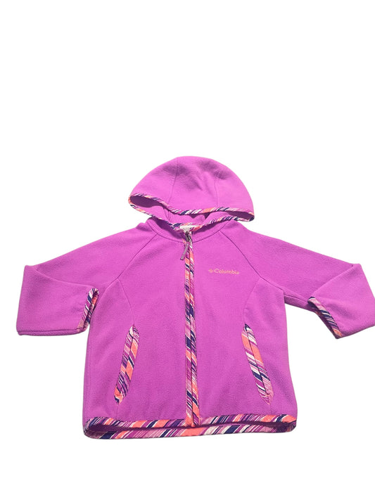 Pink Hooded Fleece Size 3