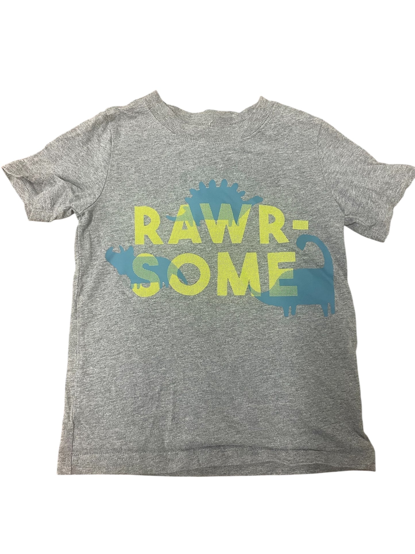 Grey Dino Shirt 'Rawrsome' 3