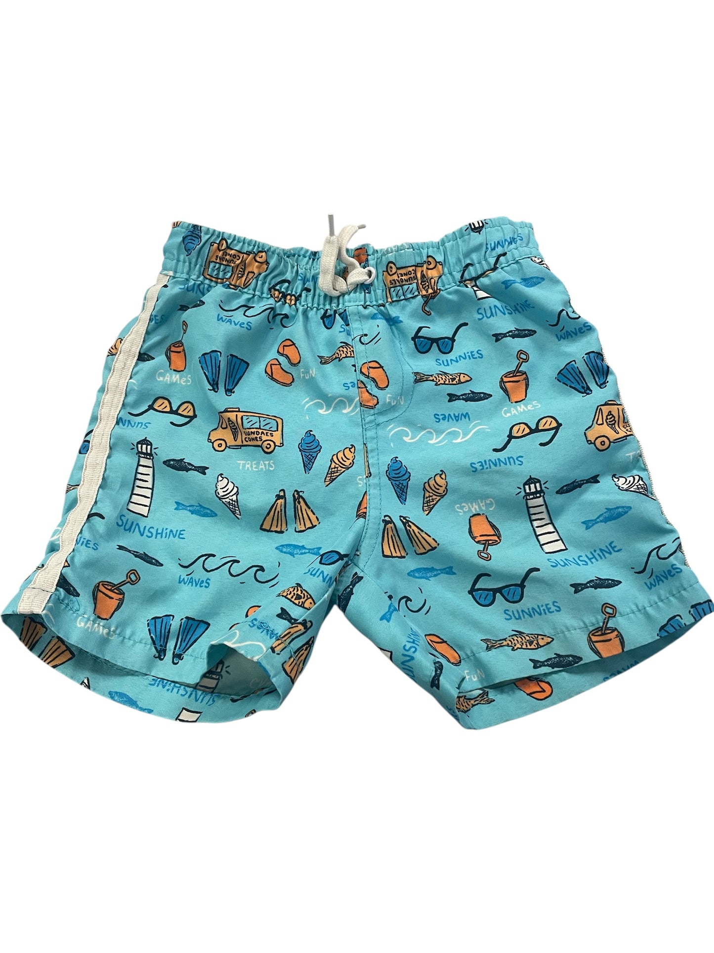 Blue Swim Shorts 12/18 Months