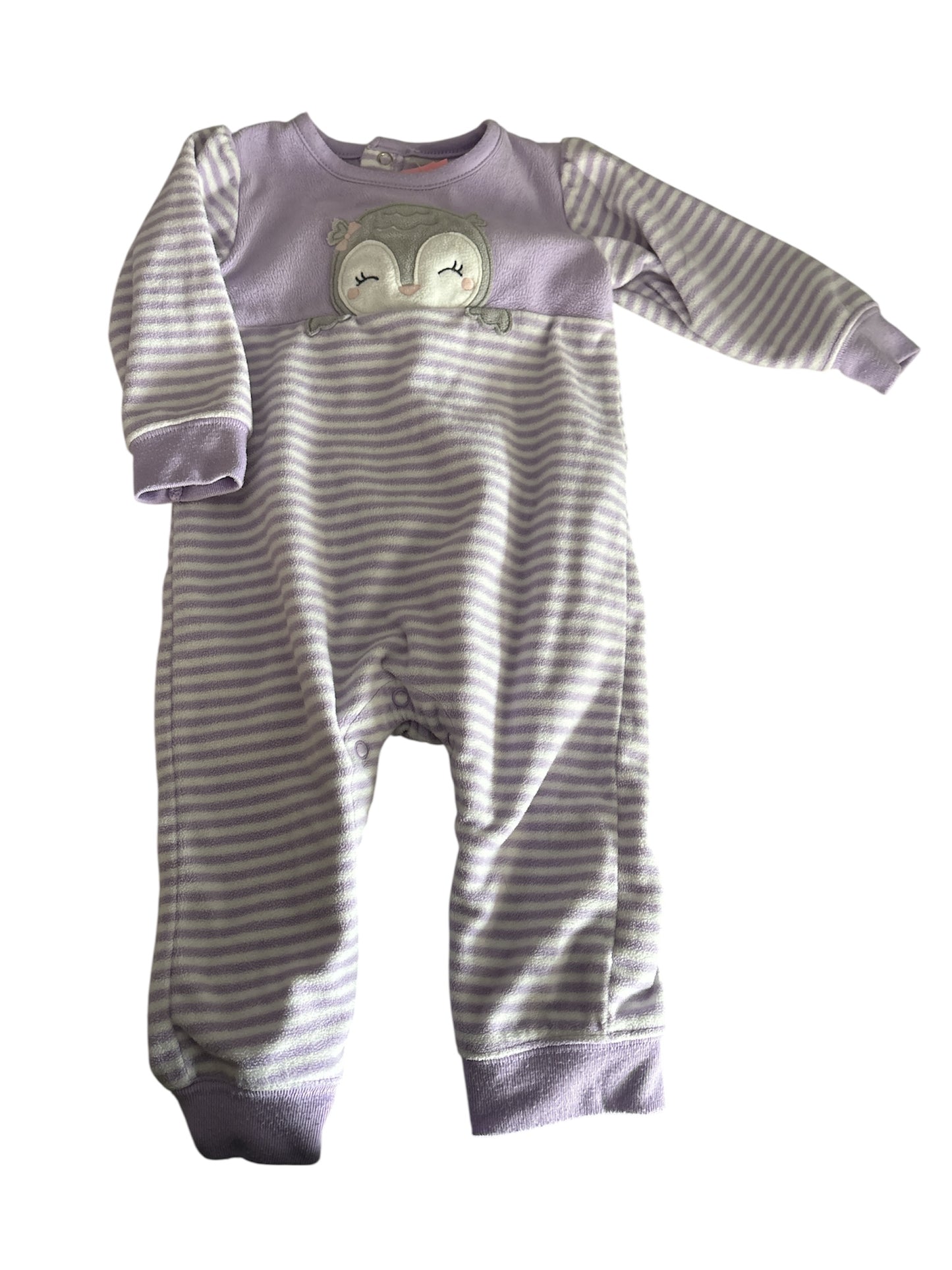 Happy owl fleece sleeper 6-9m