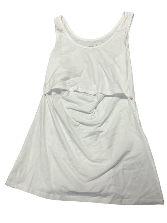 Whit nursing tank size Medium