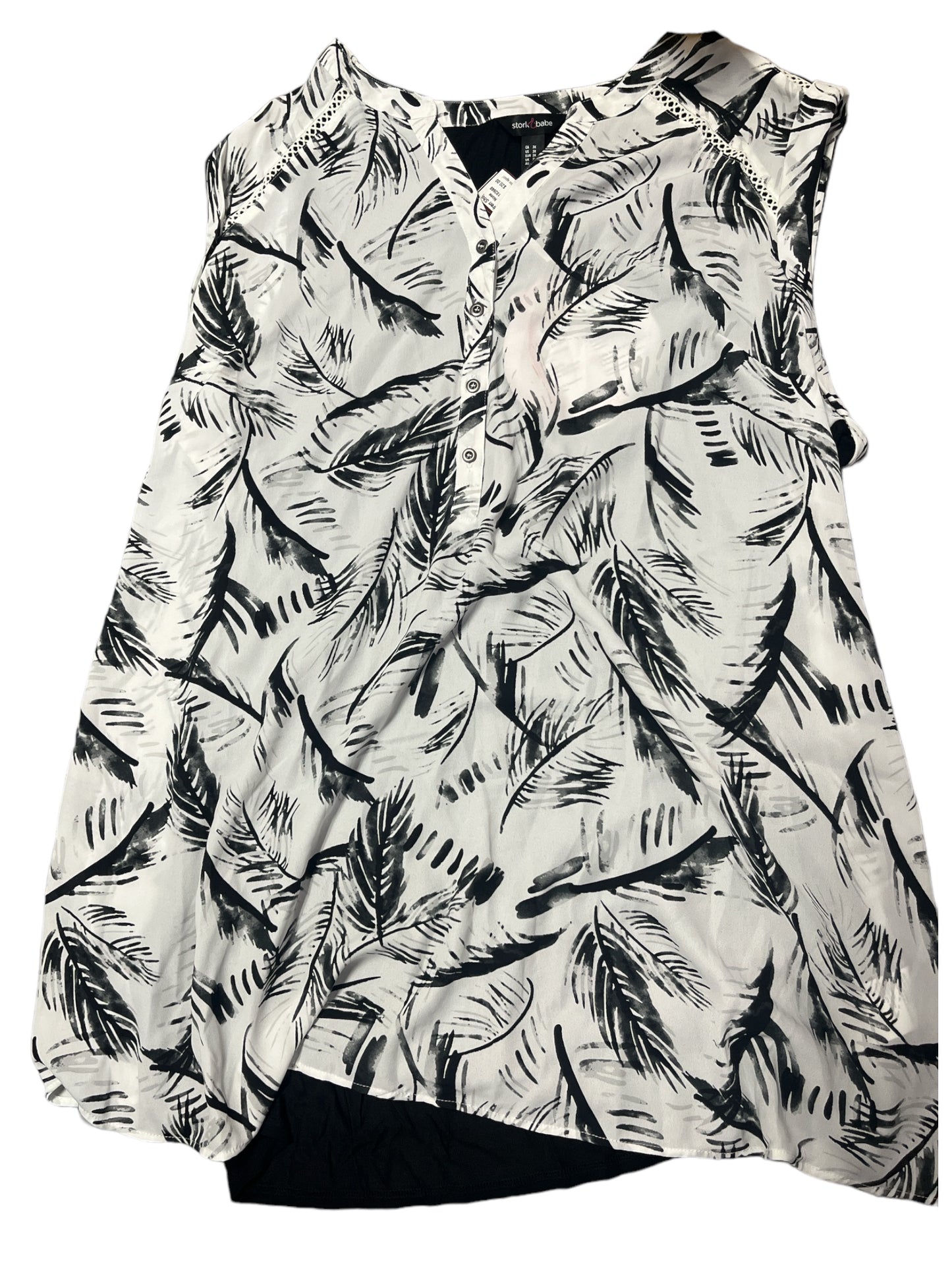 Black and white blouse 3XL