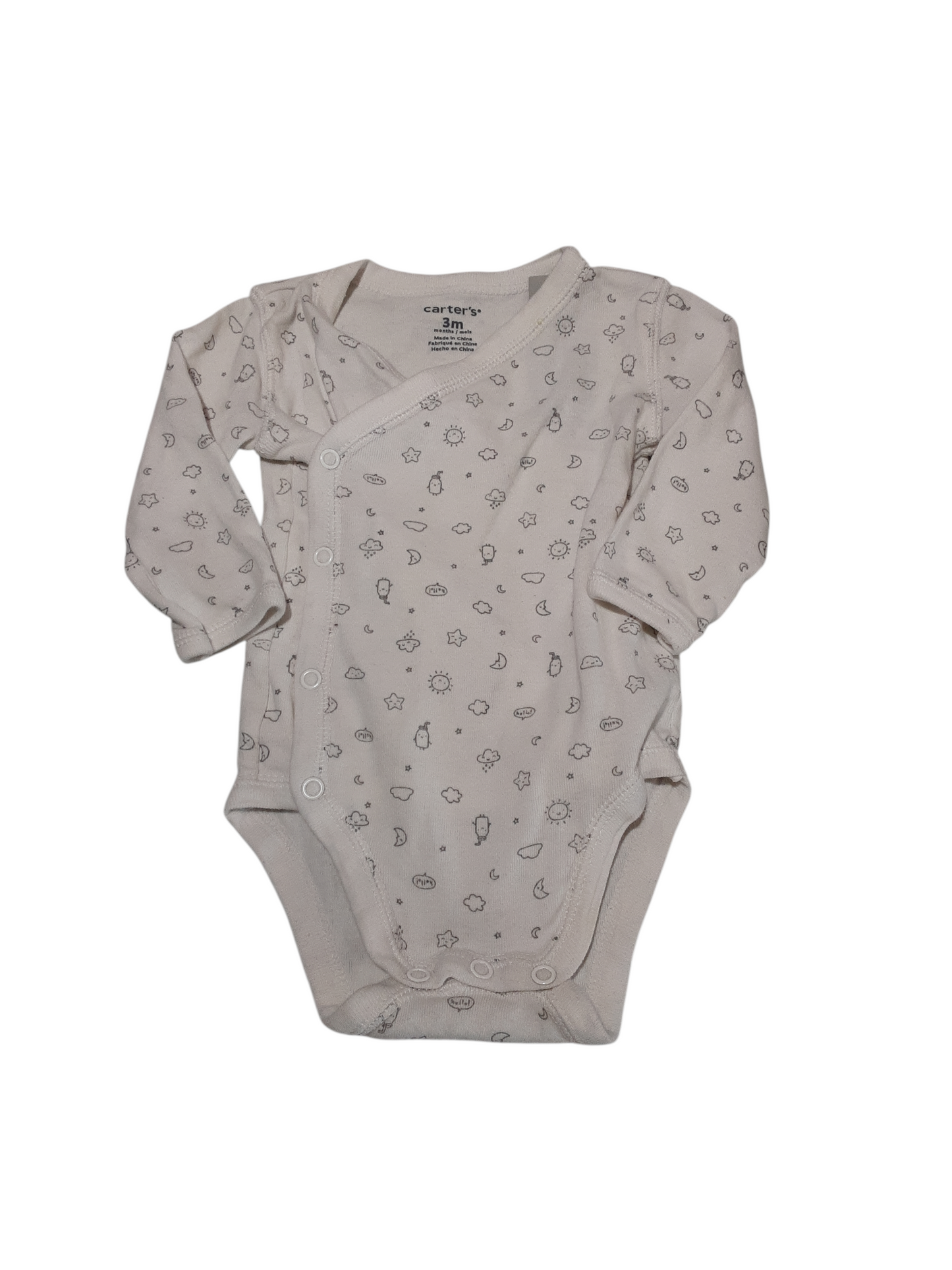 Weather themed onesie 3m