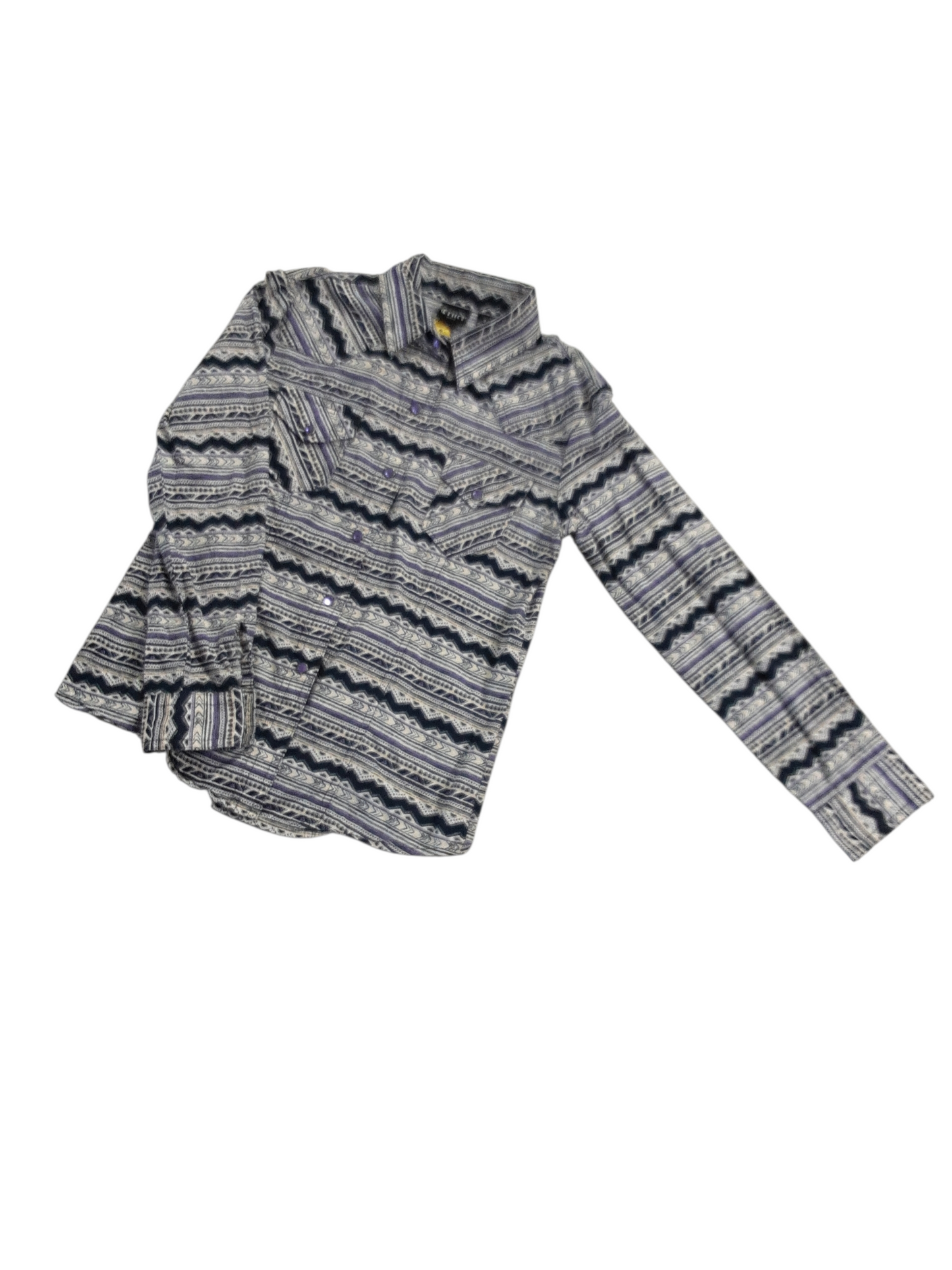 Striped button up size 8