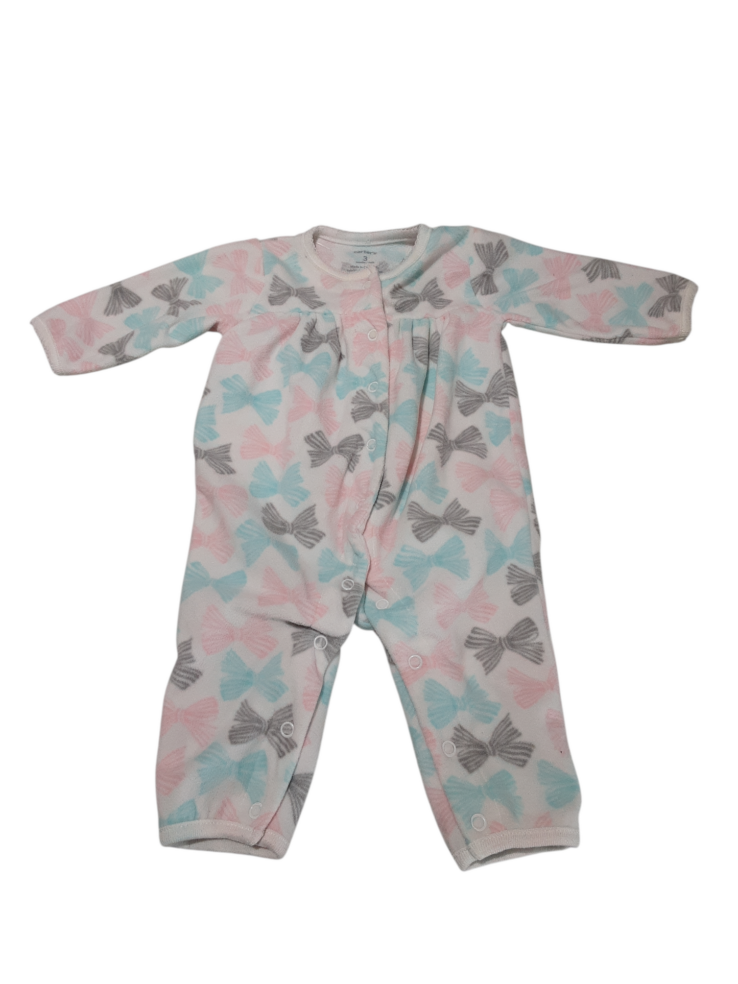 Bow fleece sleeper 3m