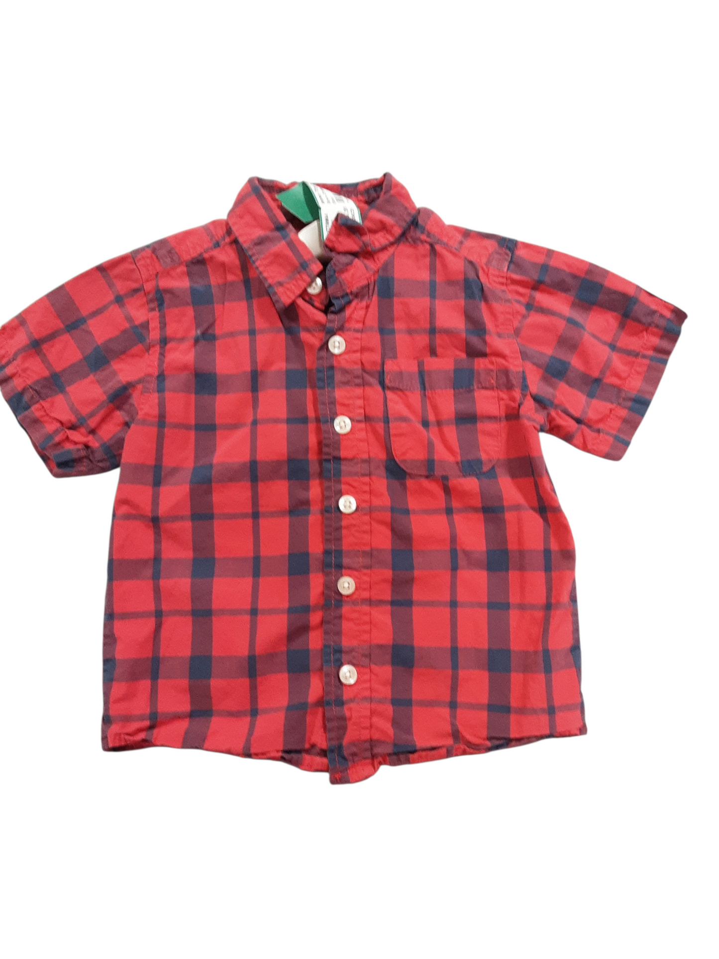 Blue plaid size 2