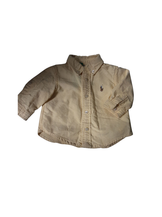 Yellow shirt size 6m