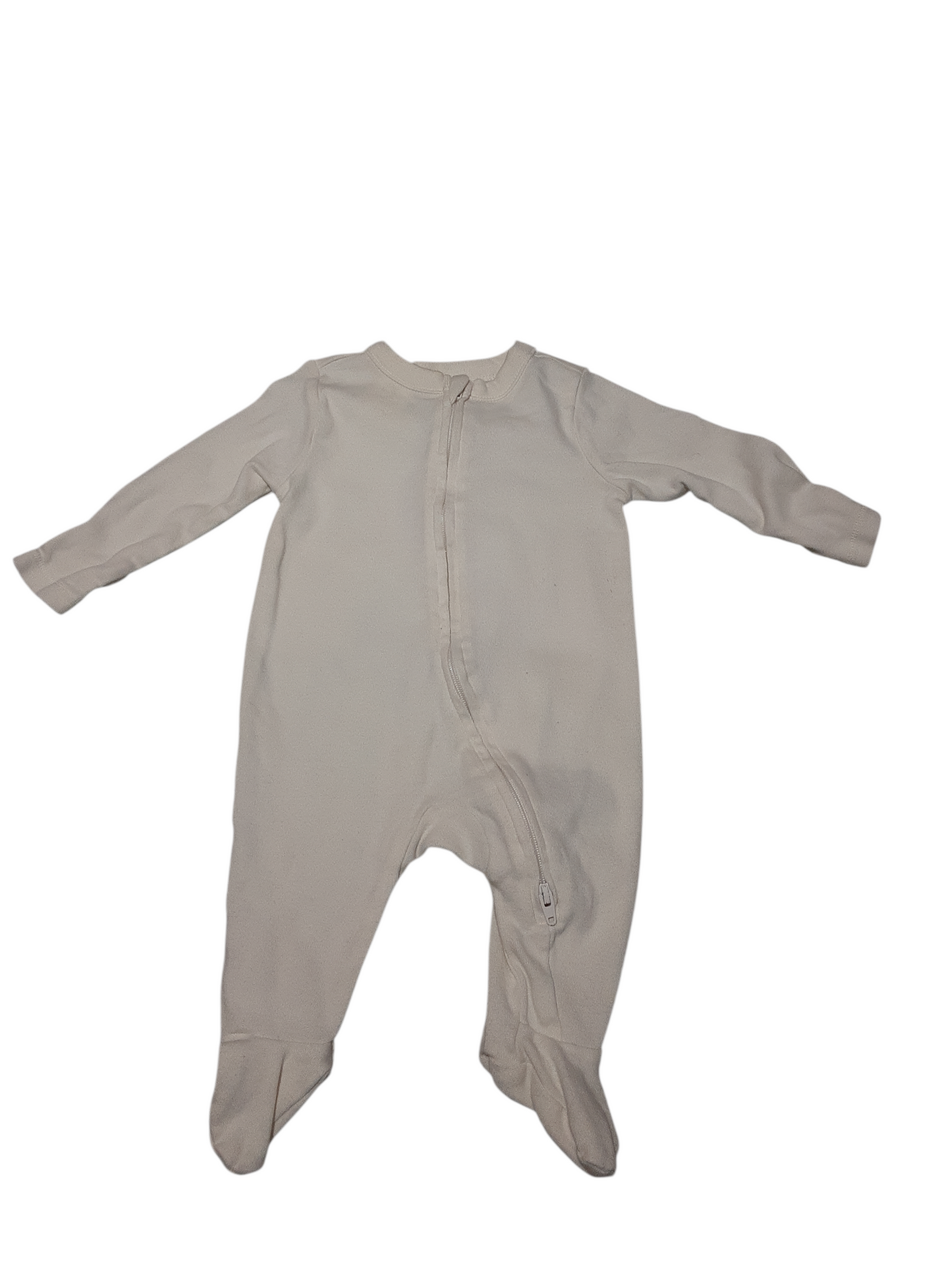 Basic white sleeper 0-3m