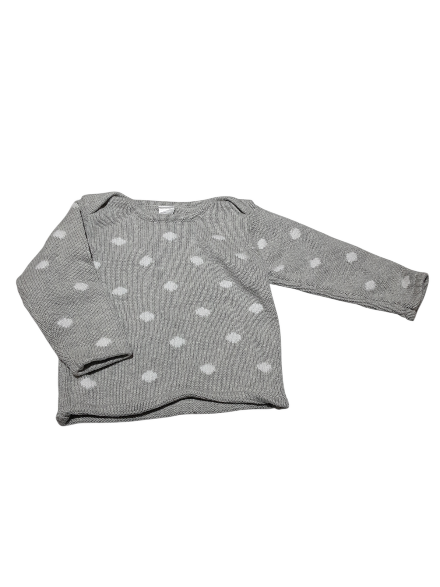 Knit & polka dots 6-12m