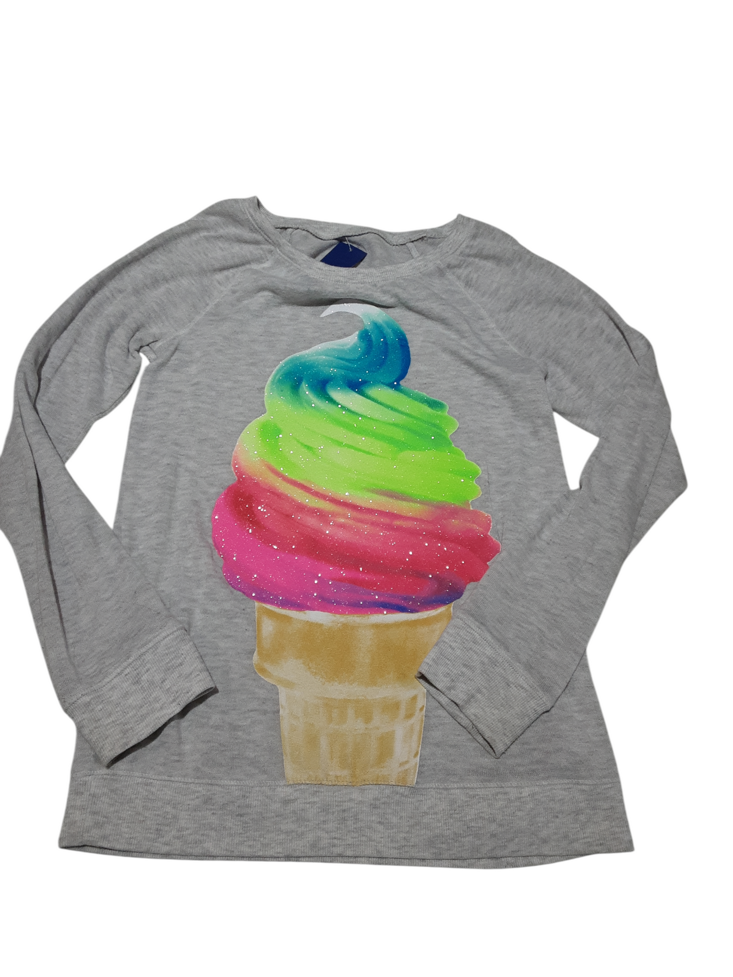 Sparkly ice cream shirt size 12