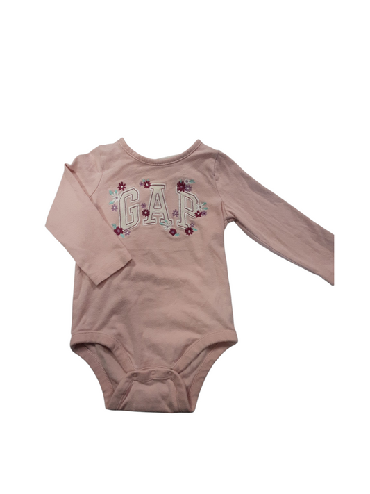 Pink flower 6/12 Months
