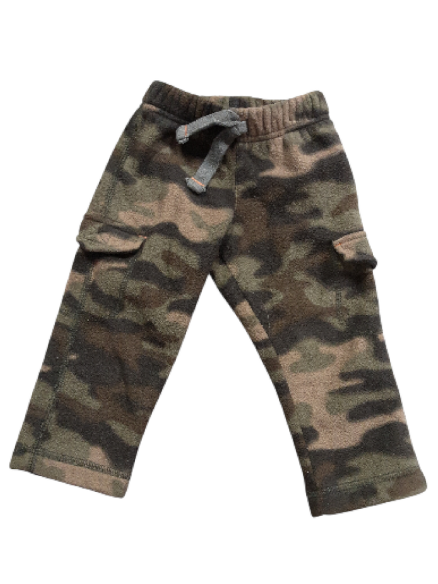Camo with side pockets size 12m
