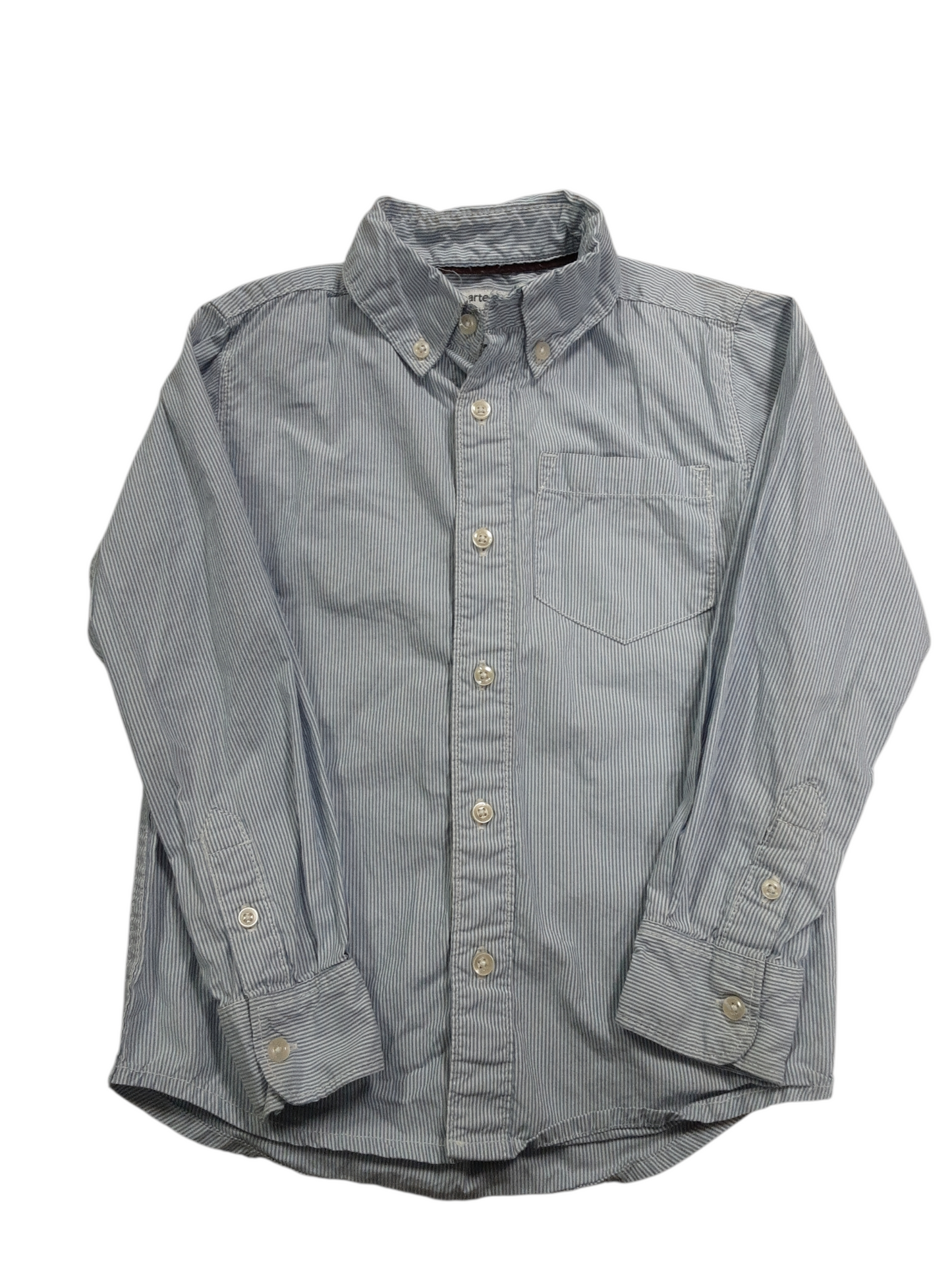 Blue/white pinstripe size 5