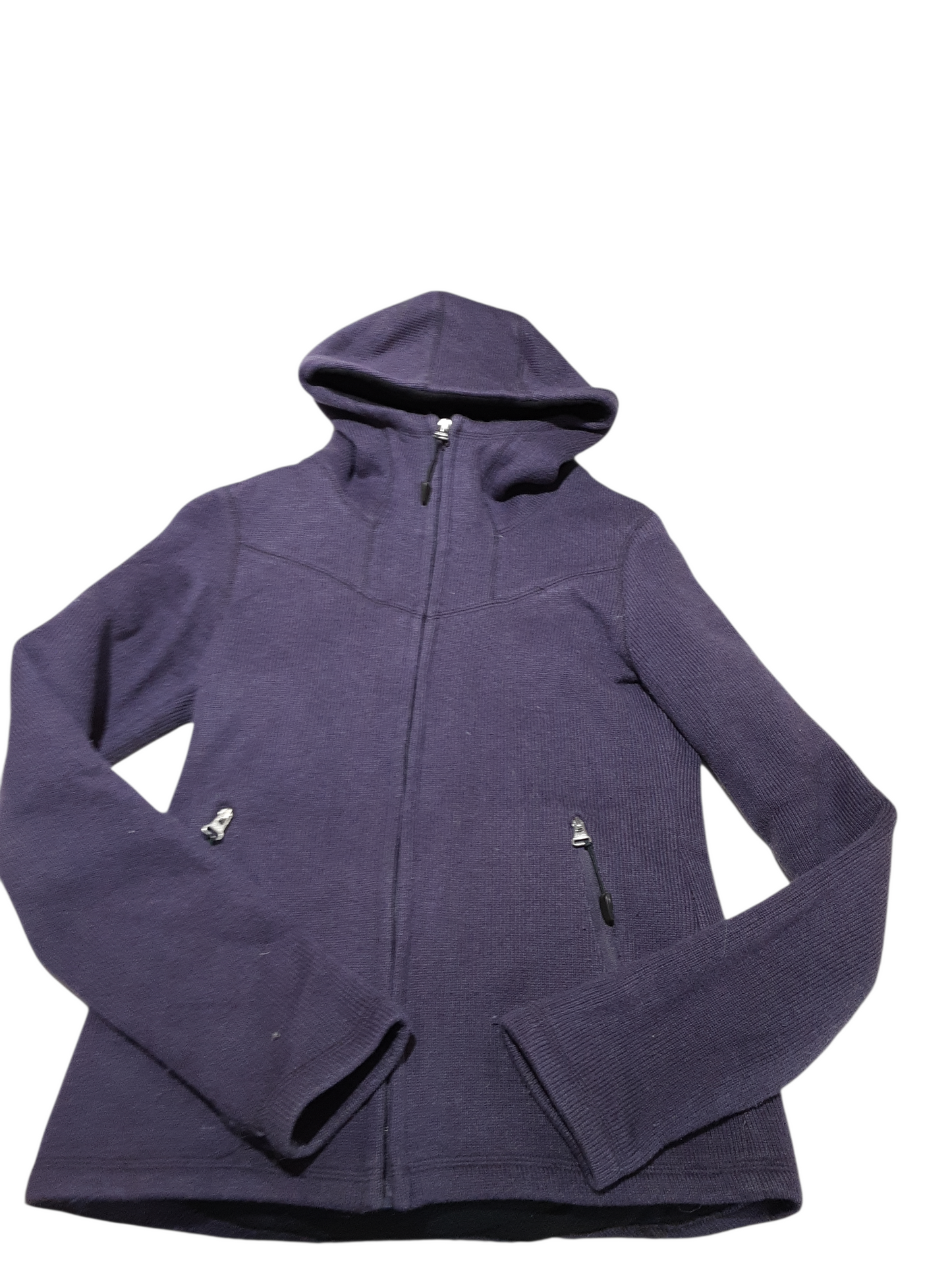 Fleece lined purple sweater women's sz small