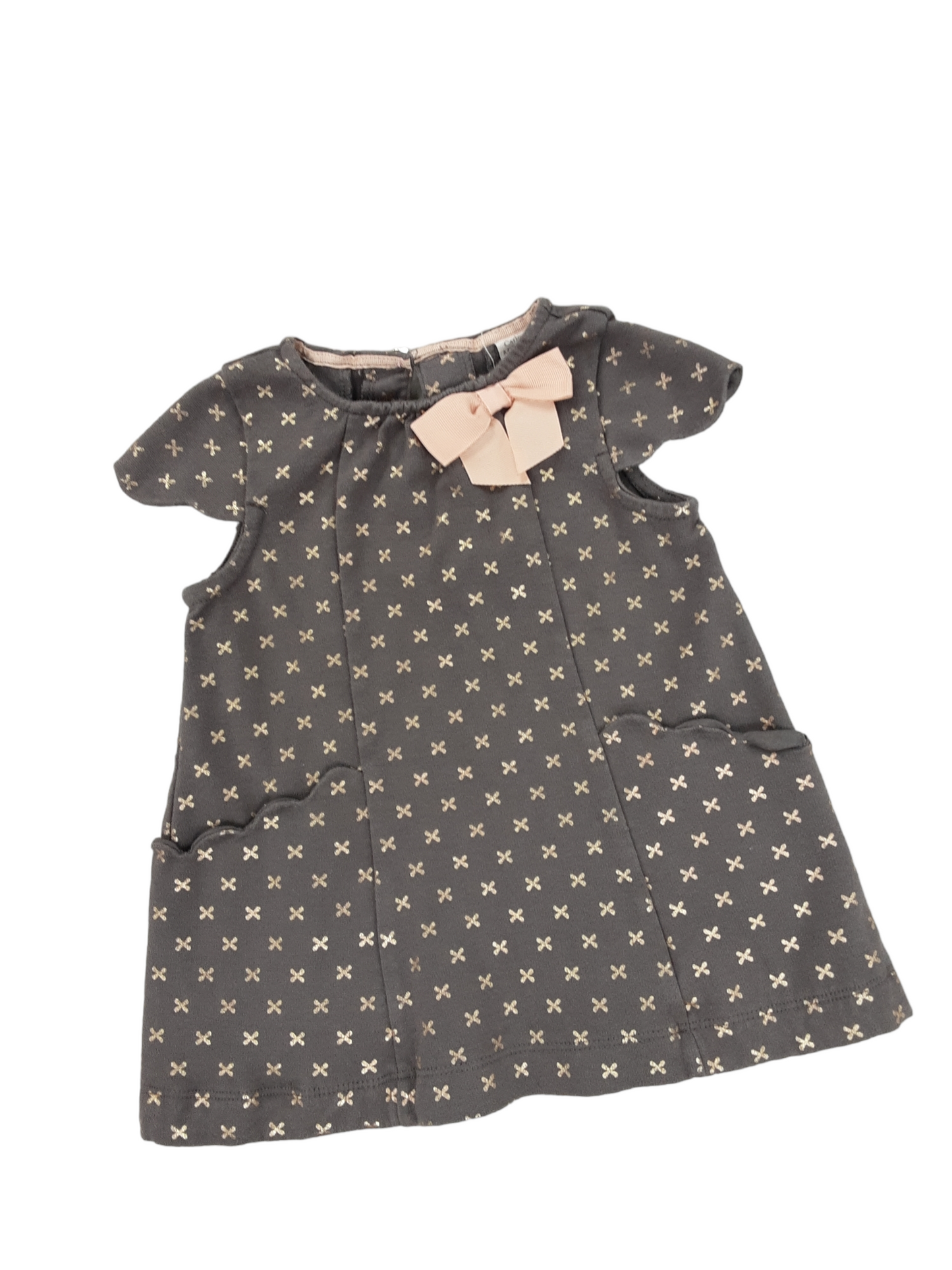 Bowtie dress, size 18m