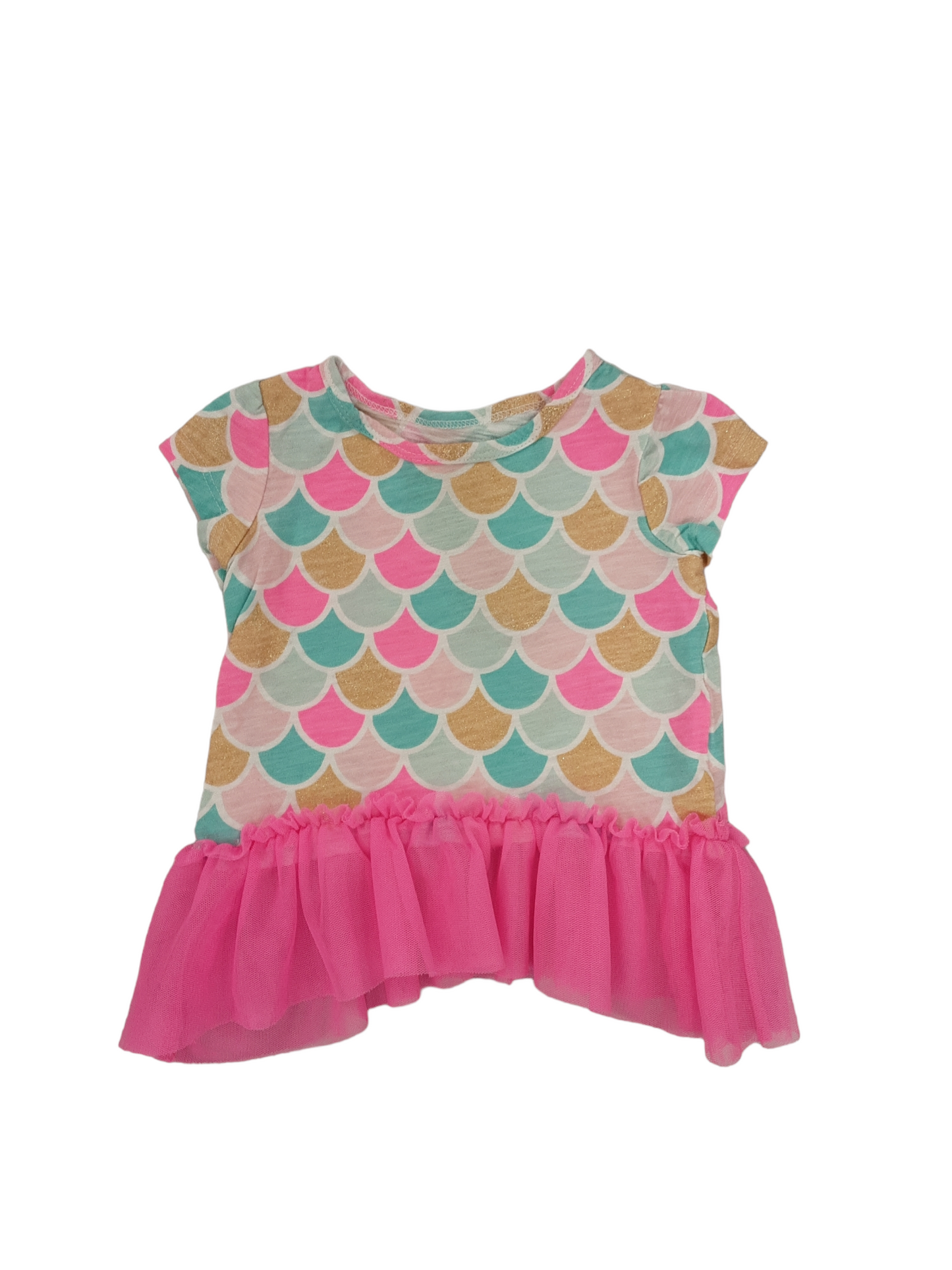 Frilly mermaid tee size 12 months