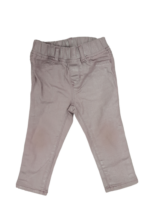 Purple sparkly jeans size 18-24m