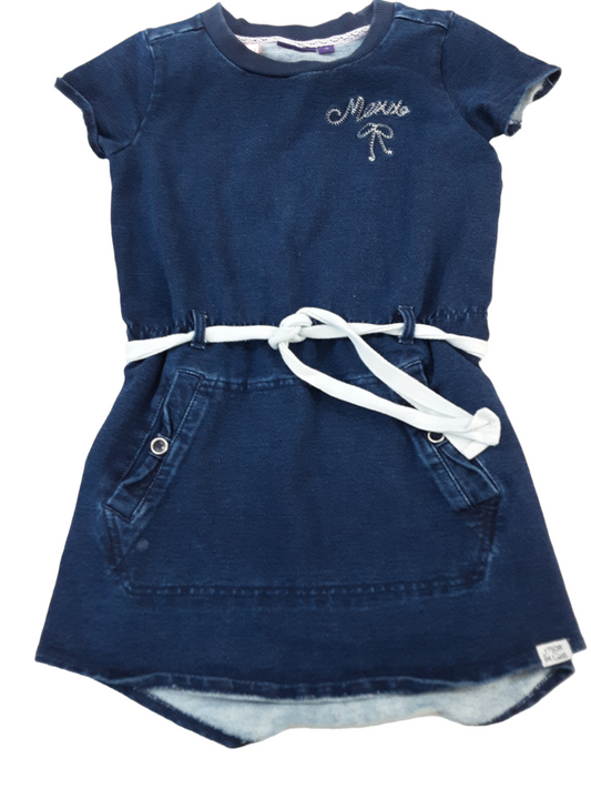 Stretch denim tunic top/ dress size L