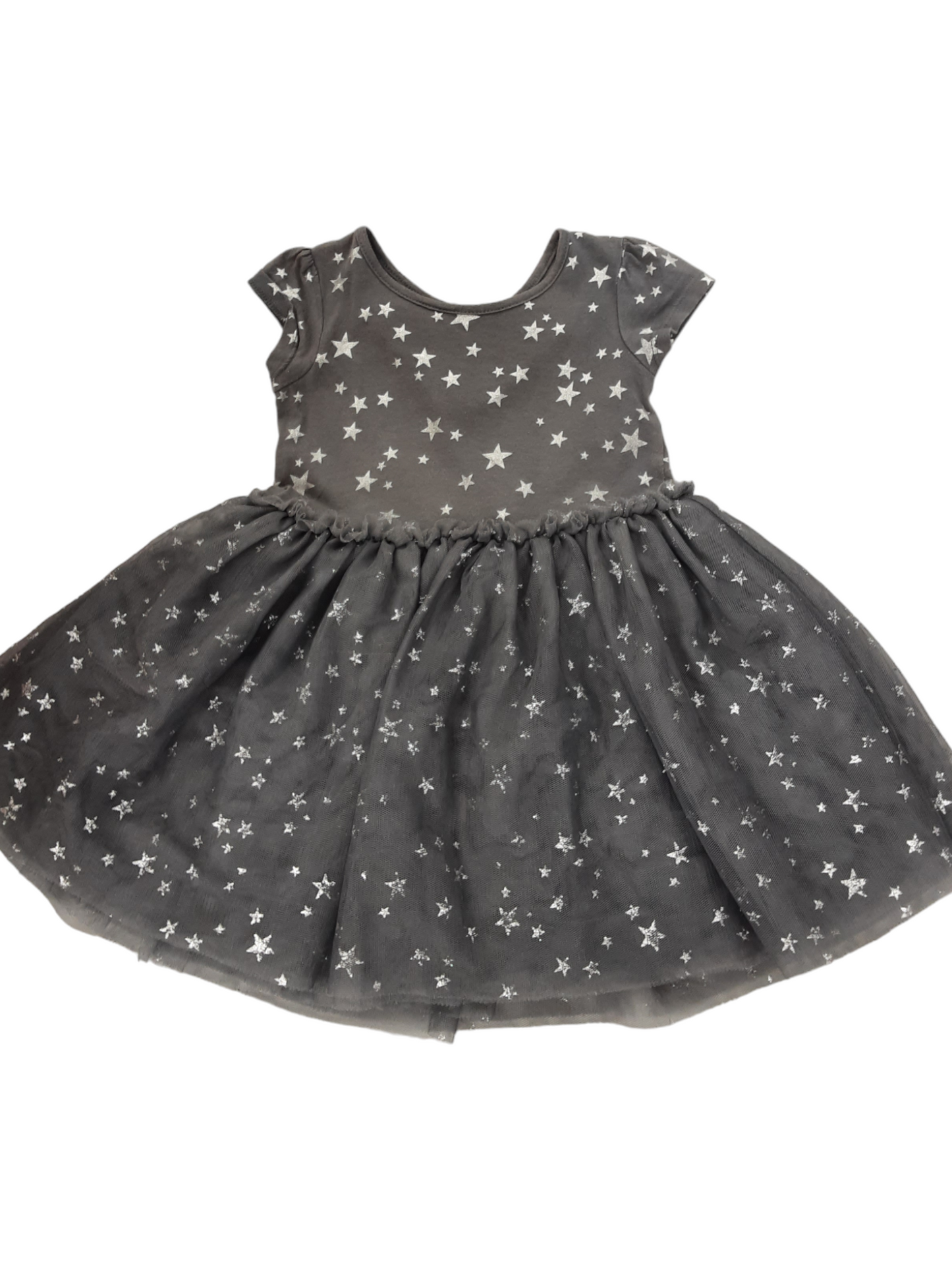 Silver star dress size 2T