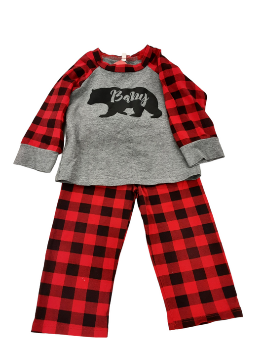 Baby bear boys 12m pajamas